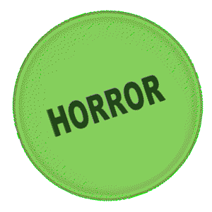 green horror sticker